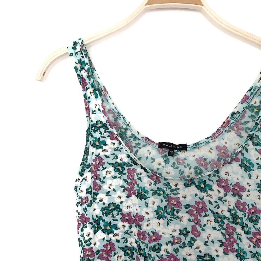 TALULA | ARITZIA | FLORAL PRINT CROPPED TANK